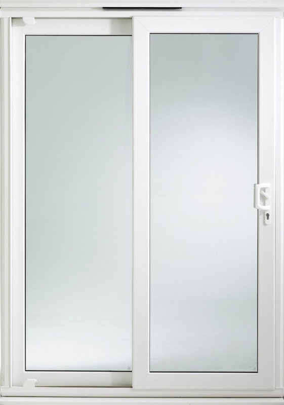 Porta de Correr Pvc 1 Folha Jandira - Porta de Correr em Pvc 2 Folhas